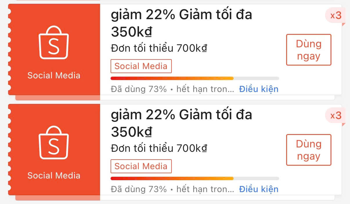 Mã giảm giá Facebook
